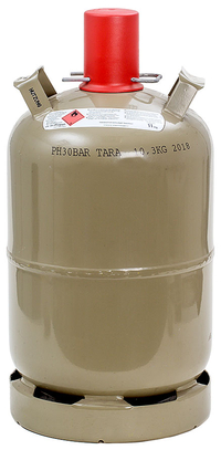 Propangas Eigentumsflasche 11 kg Farbe: grau